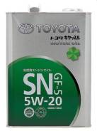 Toyota. Вязкость 5W-20, гидрокрекинговое