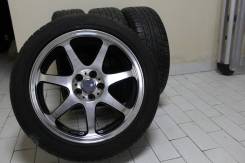 215/50R17 Yokohama DNA Ecos ES300 2008г R17*7JJ 5*100 4 шт лето 003. 7.0x17 5x100.00 ET50 ЦО 66,0 мм.
