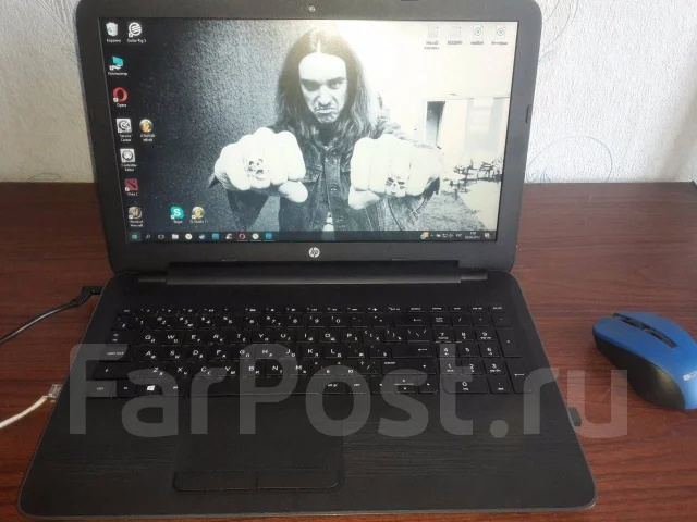 HP 255. 15.6", 2����, ��� 8 ��, ���� 1 000���, WiFi: 1, Bluetooth: 1, ����������� �� 4��. ����