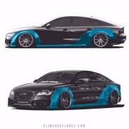 Clinched Audi A7RS7 widebody kit. Audi. Под заказ