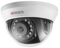 Hikvision HiWatch DS-T201 2Мп внутренняя купольная HD-TVI камера. Менее 4-х Мп, с объективом
