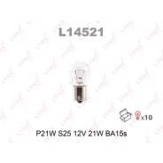 Лампа P21W 12V BA15S LYNXauto L14521 L14521