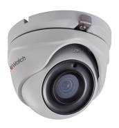 Hikvision HiWatch DS-T303 3Мп Уличная купольная HD-TVI камера. Менее 4-х Мп, с объективом