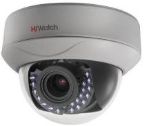 Hikvision HiWatch DS-T207 (2.8-12мм) 2Мп внутр. купол. HD-TVI камера. Менее 4-х Мп, с объективом