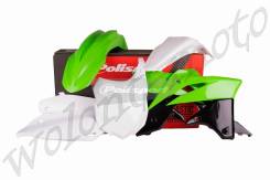 Комплект пластика Polisport 90625 ЗЕЛЁНО-БЕЛЫЙ OEM(14-15) KAWASAKI KX250F 2013-16