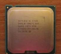 Intel Core 2 Duo E7500
