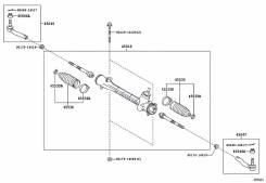 Рулевая рейка. Toyota Prius, ZVW35, ZVW30 Двигатель 2ZRFXE. Под заказ