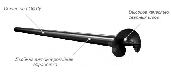 Винтовые сваи производство и монтаж СК \"Желтый БОКС\", в наличии. Цена ...