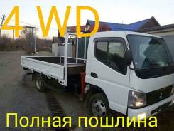 Mitsubishi Canter. Продам Mitsubishi Fuso Canter 4WD с крановой установкой 2т, 4 900 куб. см., до 3 т