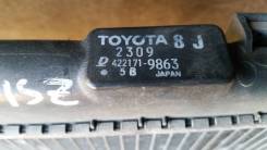 Радиатор охлаждения двигателя. Toyota Vitz, SCP13, SCP10, SCP11 Toyota Platz, SCP11 Двигатели: 1SZFE, 2SZFE