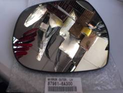 Стекло зеркала. Toyota 4Runner, GRN210, GRN215, KZN215, UZN210, UZN215 Двигатели: 1GRFE, 1KZTE, 2UZFE