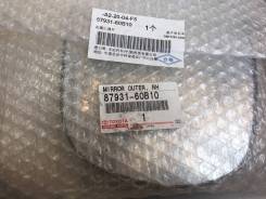 Стекло зеркала. Toyota Land Cruiser, VDJ200, GRJ200, URJ202, UZJ200 Toyota Land Cruiser Prado, TRJ150, GRJ151, GRJ150 Двигатели: 1VDFTV, 1URFE, 1GRFE...