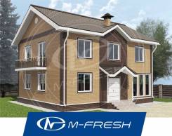 M-fresh Art Hall (Свежий готовый проект классного дома! Посмотрите! ). 200-300 кв. м., 2 этажа, 6 комнат, каркас