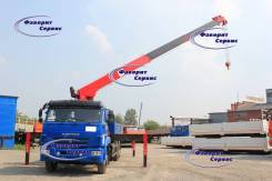 Камаз 65117. Новый бортовой Камаз-65117 с краном-манипулятором 7 тонн (Корея), 6 700 куб. см., 7 000 кг.
