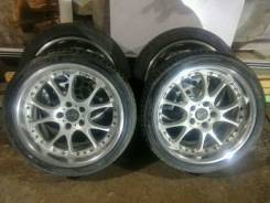 Kosei E3. 8.5/9.5x18, 5x114.30, ET38/45, ЦО 76,0 мм.