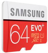 MicroSDXC. 64 Гб, интерфейс microSD XC