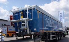 MEGA. Новый алюминиевый самосвальный полуприцеп 28 m3, 35 000 кг.
