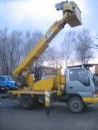 Isuzu Elf. Автовышка, 4 200 куб. см., 14 м.