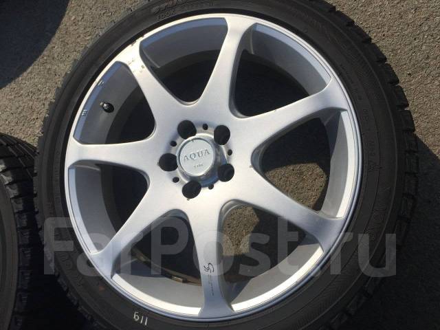 Красивые литые диски AQUA R17 5*100 из Японии, 17", 1 шт, 5x100, 4 шт ...