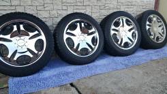 Шикарный хром Lowenhart LD1 R19 5*112 / 5*114,3 на зиме 235/55/19. 8.0x19 5x112.00, 5x114.30 ET38 ЦО 73,0 мм.