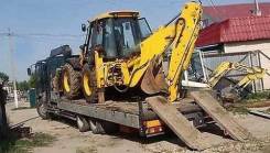 Услуга трала низкорамного эвакуатора манипулятора с лебедкой, возим jcb