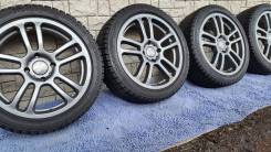 Спортивные Rays Versus Spada R17 4*114,3 на зиме 215/45/17. x17 4x114.30 ЦО 73,0 мм.