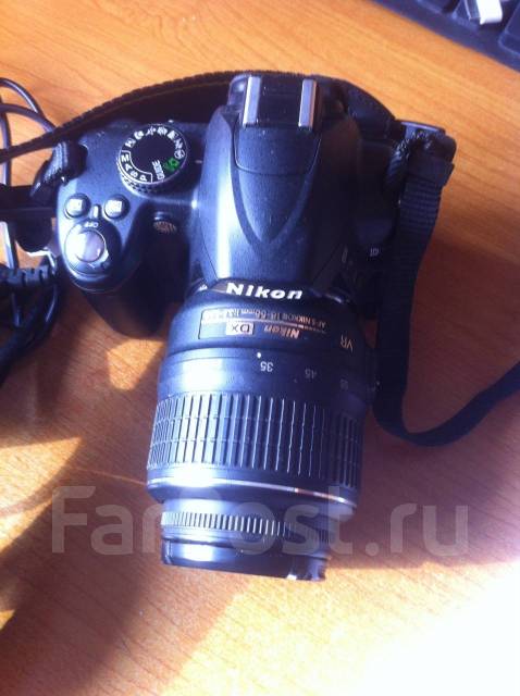 Зеркальная камера Nikon D3000, 10 - 14.9, без зума, б/у, в наличии ...