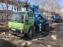 Nissan Diesel Condor. Ямобур- кран Ниссан Кондор, 3 000 куб. см., 3 000 кг.