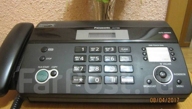 Факс Panasonic Kx Ft932 Инструкция