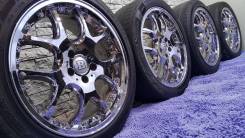 Крутой хром Brabus MonoBlock V R19 5*114,3 резина 245/45/19 бонусом. 8.5x19 5x114.30 ET28 ЦО 72,0 мм.