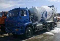 Камаз 65115. 58147А шасси Камаз-65115-L4 Автобетоносмеситель, 1 500 куб. см., 7,00 куб. м.