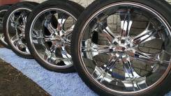 V. I. P. хром Velosity R24 5*120 / 5*139.7 лето 305/35/24 бонус. 10.0x24 5x120.00, 5x139.70 ET13 ЦО 78,0 мм.
