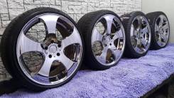 Владельцам Jaguar и Chevrolet культовый хром от WORK LS305 на лете. 10.0/8.5x19 5x120.00, 5x120.65 ET48/45