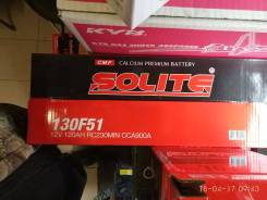 Solite. 120 А.ч., левое крепление, производство Корея