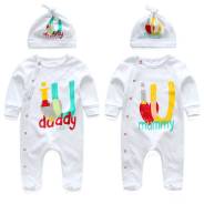 Детский Слип с шапочкой "I Love Daddy" !. Рост: 80-86 см