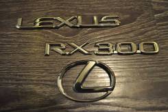 Эмблема багажника. Lexus RX300