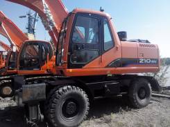 Doosan Solar 210 W-V. Продам колёсный экскаватор Doosan Solar210W (ЕВРО2) ковш 1,2, 5 785 куб. см., 1,20 куб. м.