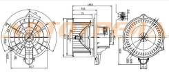 Мотор отопителя салона KIA SOUL 09-14 SAT ST-97113-2K000