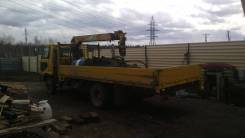 Nissan Diesel. Кран-борт Нисан дизель, 4 610 куб. см., 5 000 кг., 9 м.
