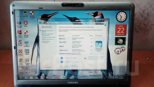 Toshiba Satellite A300. 15", 2����, ��� 2048 ��, ���� 320���, WiFi: 1, ����������� �� 2��. ����
