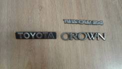 Шильды (эмблемы) на крышку багажника Toyota Crown кузов GS131