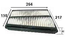Фильтр воздушный. Honda: Legend, Saber, Inspire, Vigor, Accord Inspire Acura TL Двигатели: C32A1, C32A2, C32A3, C32A4, C32A5, G32A2, C32A, G25A2, G25A...