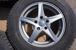 215/70R16 Зимние шины с дисками Enkei Rivazza. Без пробега по РФ. 7.0x16 5x114.30 ET38 ЦО 73,0 мм.