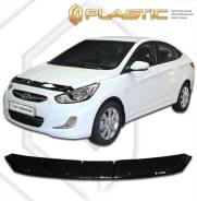 Дефлектор капота. Hyundai Solaris