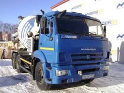 Камаз 58147. Автобетоносмеситель 58147А шасси Камаз-65115-L4, б/у, 6 700 куб. см., 7,00 куб. м.