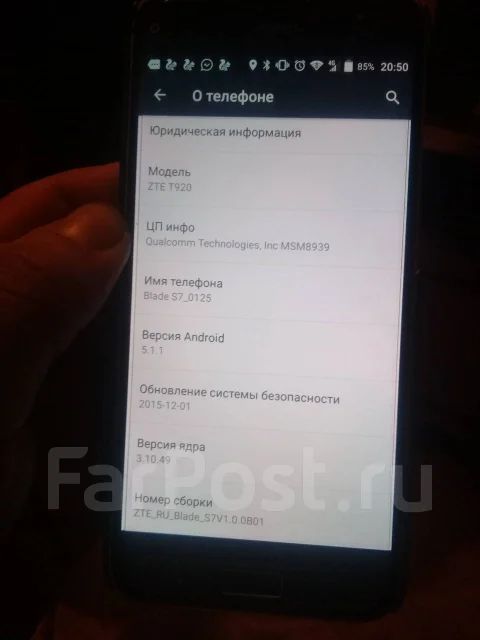 ZTE Blade S7. �/� ����