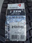 Kumho I'Zen KW22. Зимние, под шипы, 2012 год, без износа, 4 шт