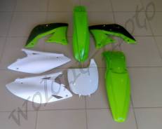 Комплект пластика Polisport KX450F 09-11 ЧЕРНО-ЗЕЛЕНЫЙ 90250