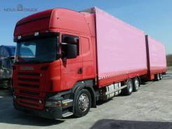 Scania R. Автопоезд 420LB + прицеп Kogel YN 18 P, 11 705 куб. см., 14 100 кг.