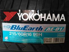 Yokohama BluEarth AE-01. Летние, 2017 год, без износа, 4 шт